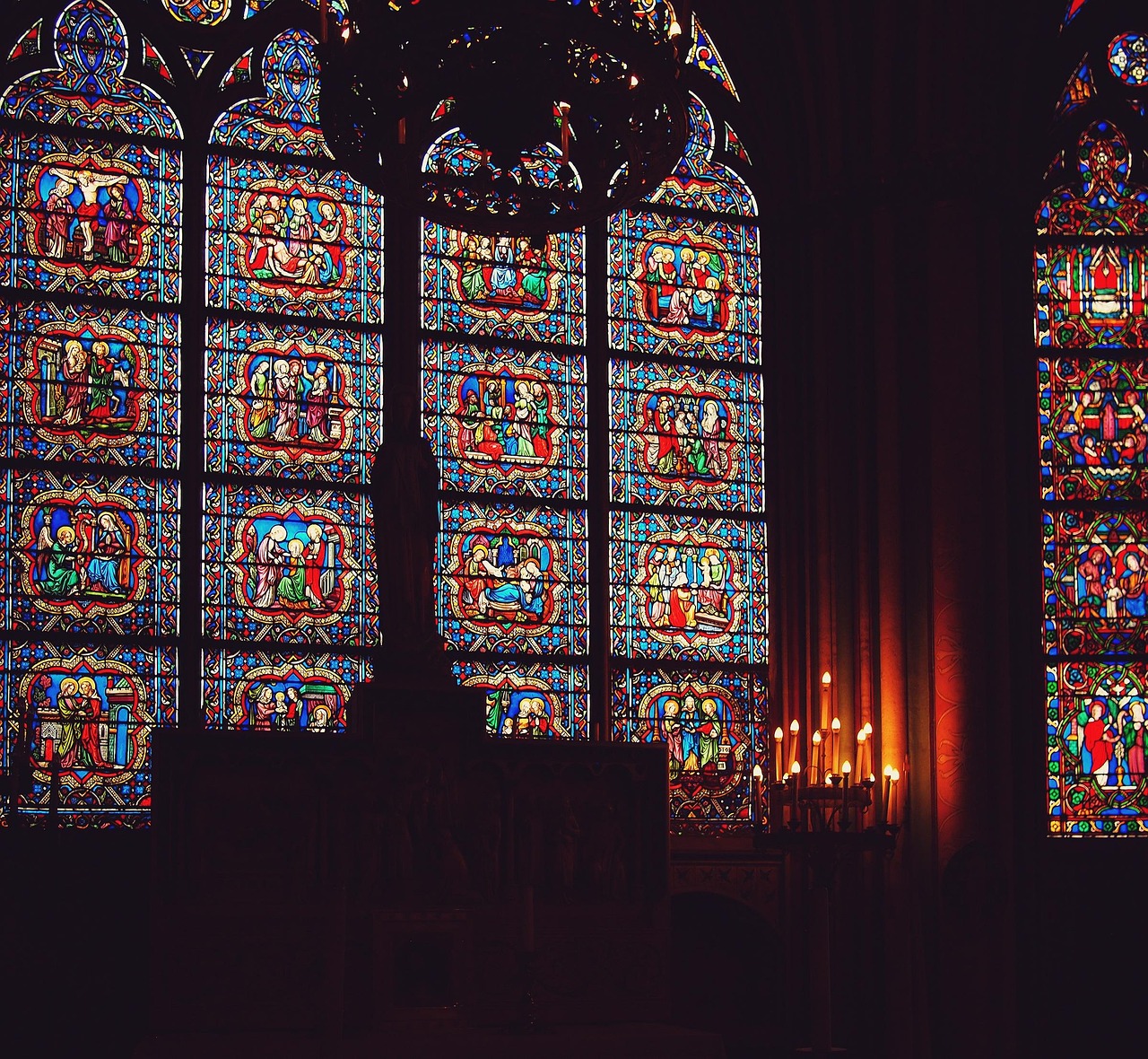 Silicon Sins, cathedral candles poster